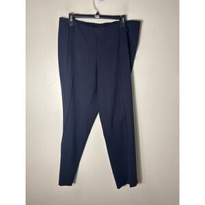 Lafayette 148 Black Side zip Pants Sz 14